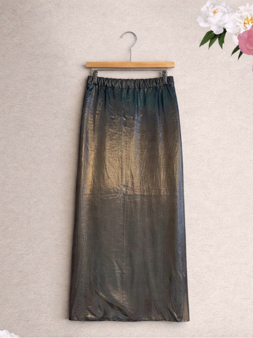 Metallic Midi Skirt H&M (M)